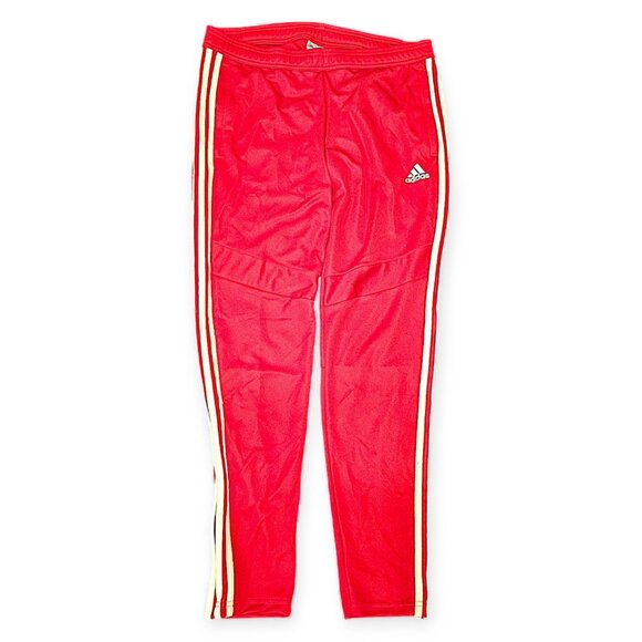 Adidas Climacool Women's M Red White Athletic Jogger 3-Stripe Zip Ankle - Picture 3 of 15